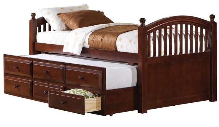BALDWIN Chestnut Daybed With Trundle