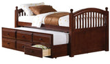 BALDWIN Chestnut Daybed With Trundle