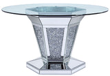 BAQUET Mirrored 52" Wide Dining Table