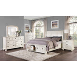 St. Simon - Nightstand With Hidden Drawer - White