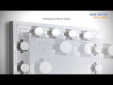Noralie - Accent Mirror - Faux Diamonds & Mirrored