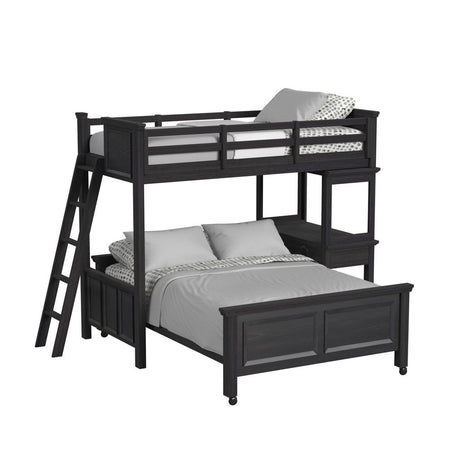 Hampton Kids - Loft With Ladder And Desk With Speaker Bedroom Set