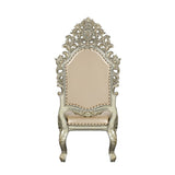 Sorina - Side Chair (Set of 2) - Synthetic Leather & Antique Gold