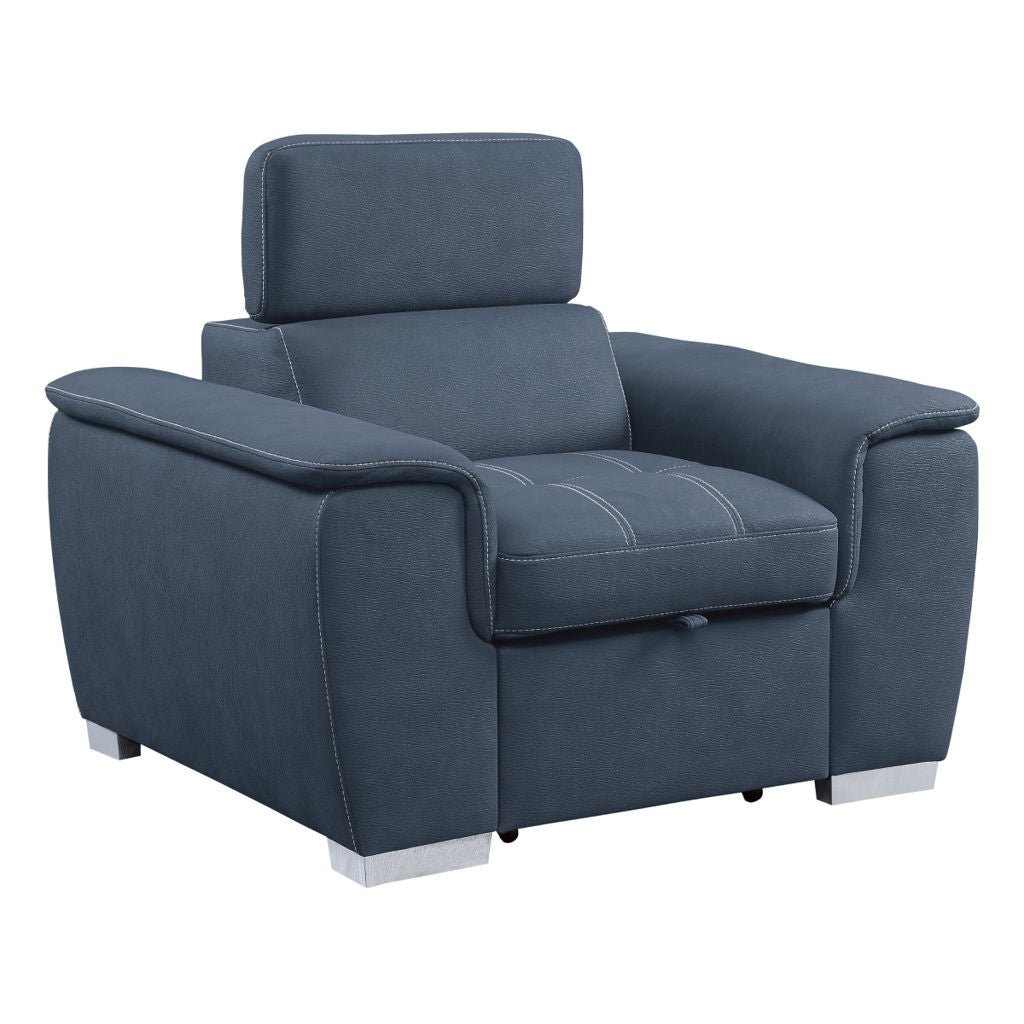 Ferriday - Chair With Pull-Out Ottoman