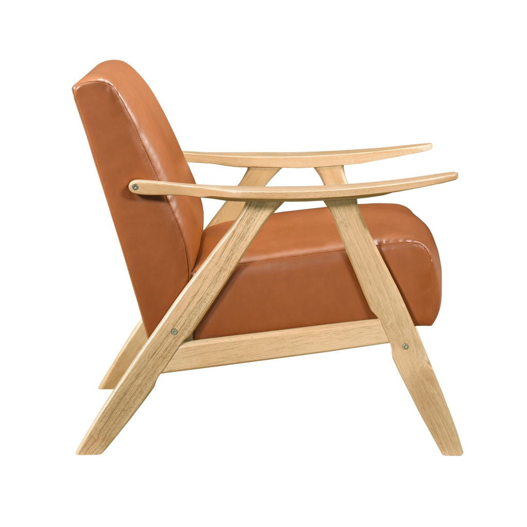 Damala - Accent Chair Light Brown Base