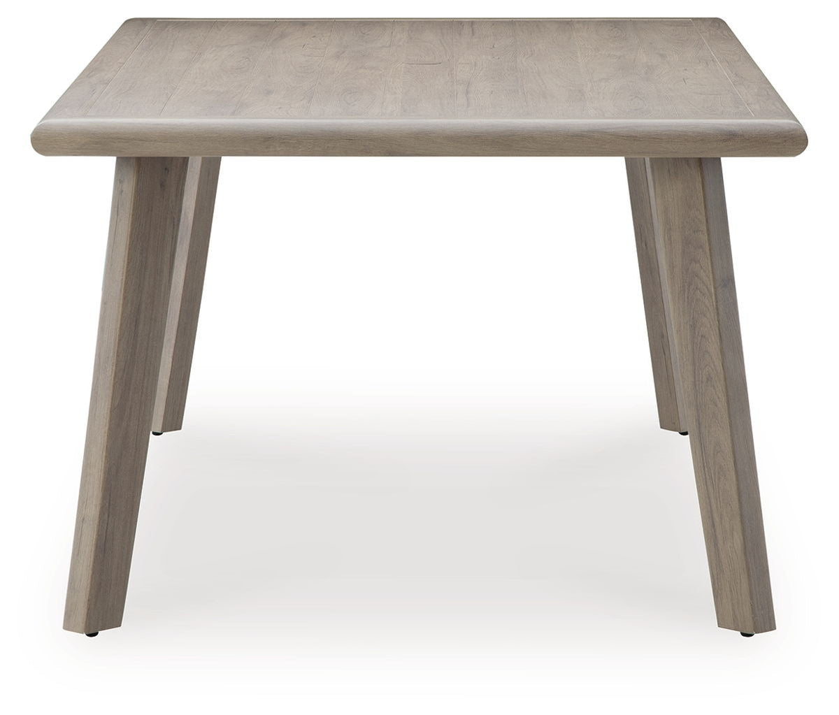 Cliff Trails - Rectangle Dining Table With Umbrella Option - Beige