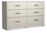 Stelsie - Six Drawer Dresser - White