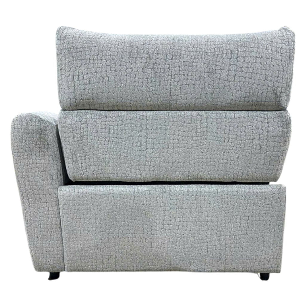 Fullar - RAF Modular Power Motion Recliner - Light Gary Chenille