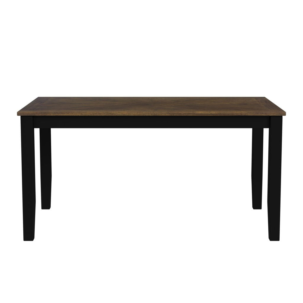Brooks - 6 Piece Dining Set With Table, 4 Wood Back And Upholstered Seat Chairs, And Bench
