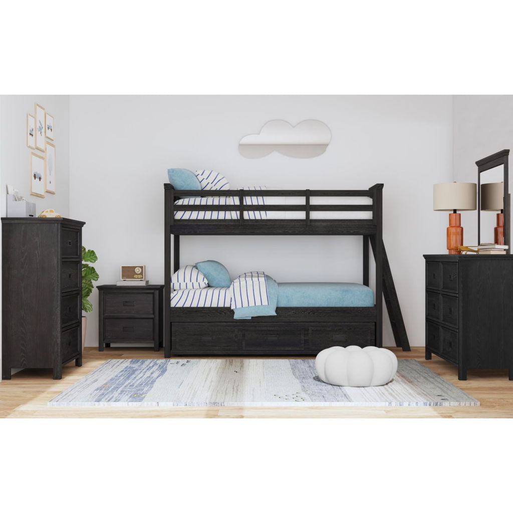 Hampton Kids - Bunk With Ladder And Trundle