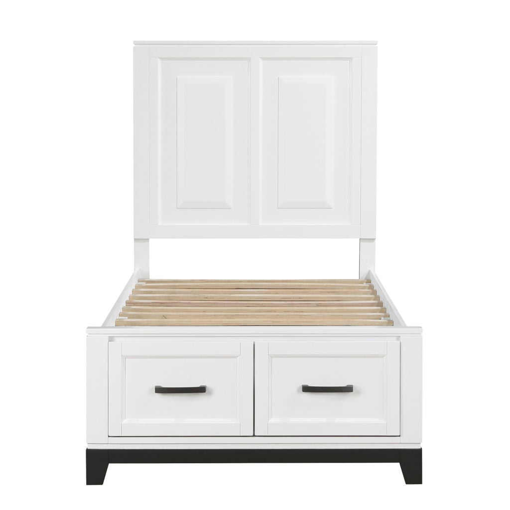 Garretson - Platform Bed With Footboard Storage