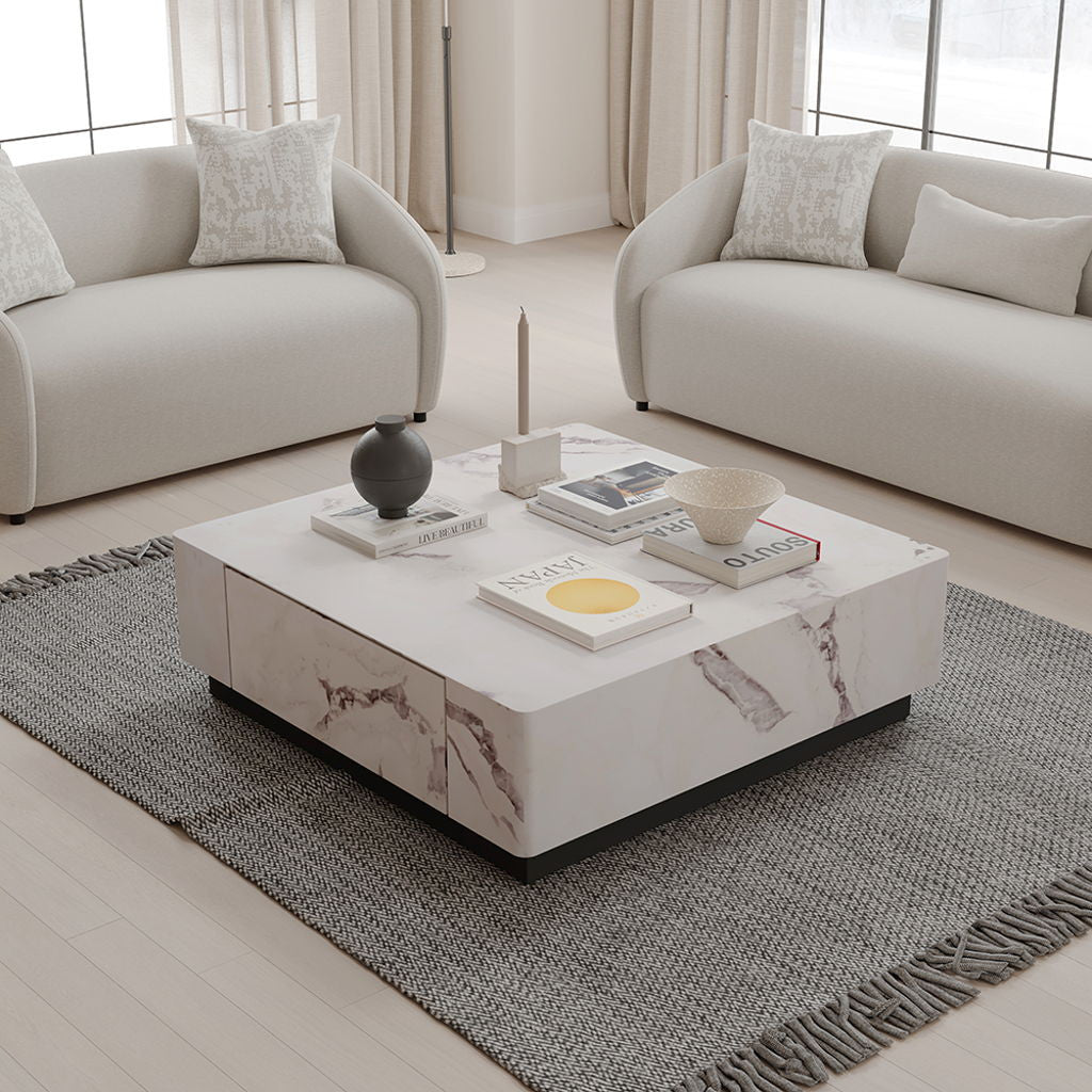 Fritzy - Coffee Table - Engineered Stone