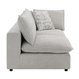 Marisa - Modular RF Loveseat With 2 Pillows - Beige Boucle