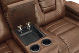 HIDALGO Saddle Power Reclining Sofa & Loveseat