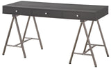 CAIN 58'' Wide Black & Gray Desk
