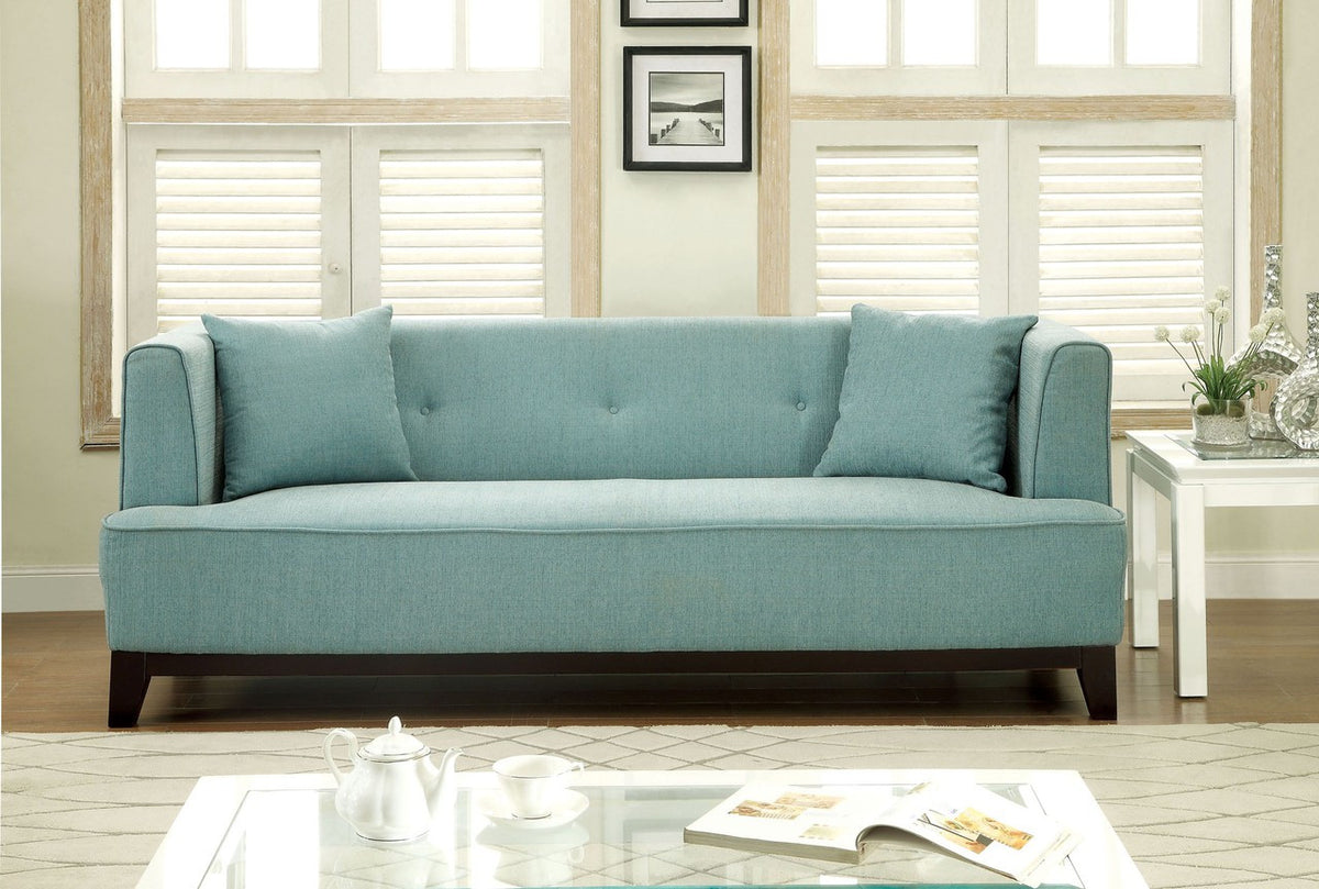 DELORES Blue Living Room Set
