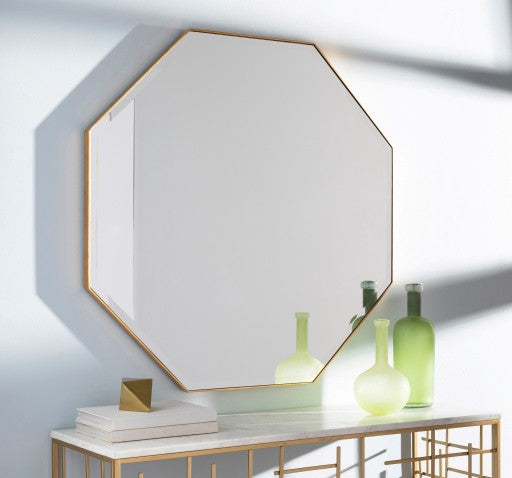BROOKE 40" Gold Wall Mirror