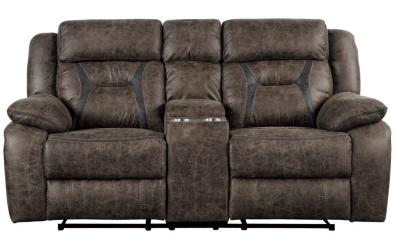 PEGASUS Brown 3 Piece Reclining Livingroom