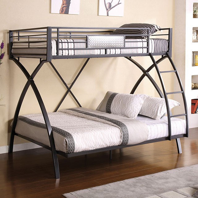 ALEXAVIER Twin over Full Metal Bunk Bed