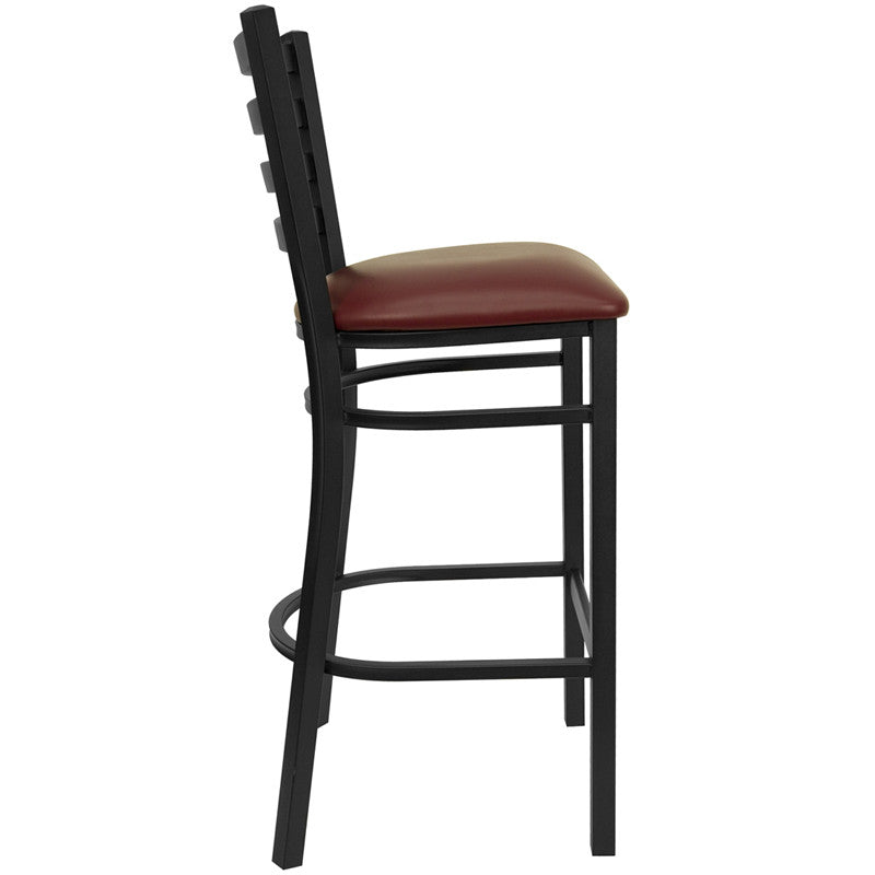 FRISCO Burgandy Bar Stool