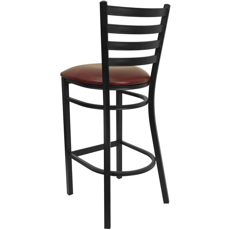 FRISCO Burgandy Bar Stool