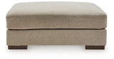Linenhause - Oversized Accent Ottoman - Dune