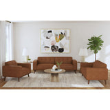 Destiny - Loveseat With Wood Front