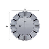Noralie - Accent Mirror - Mirrored, Faux Diamonds