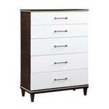 Niles - Chest - White / Cherry