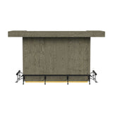 Jemma - Bar Table With Light - Gray And Dark Espresso