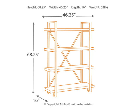 Forestmin - Bookcase - Brown / Black