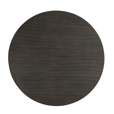 Plateau - 54" Round Dining Table - Top & Base - Dark Brown