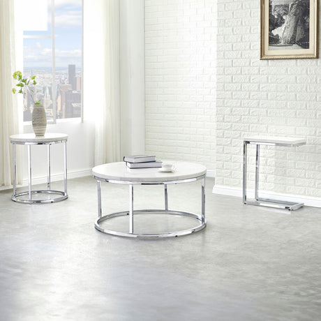 Echo - Marble Top Round Table