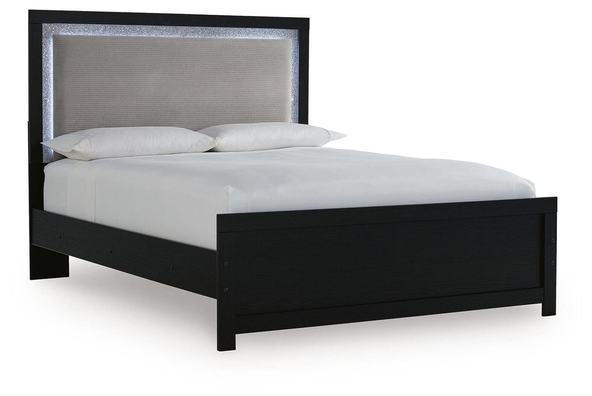 Maeling - Upholstered Panel Bed