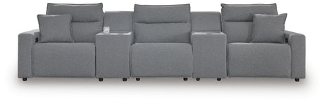 Modmax II - Reclining Sectional - Salt And Pepper