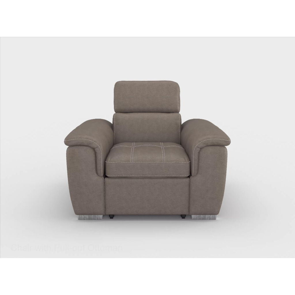 Ferriday - Chair With Pull-Out Ottoman
