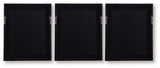 Hendridge - Wall Art Set (Set of 3) - Taupe / White