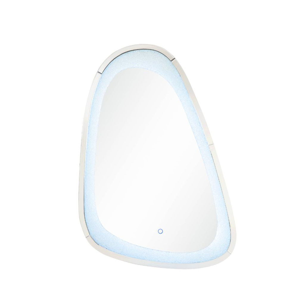 Noralie - 46" Accent Mirror With LED - Mirrored & Faux Diamonds