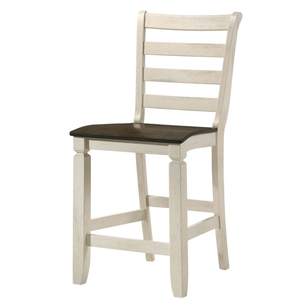Tasnim - Counter Height Chair (Set of 2) - Oak & Antique White