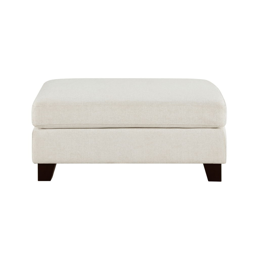 Zeke - Ottoman - Ivory