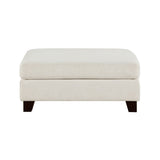 Zeke - Ottoman - Ivory