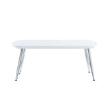 Patina - Coffee Table - White & Chrome