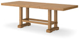Havonplane - Rectangular Dining Room Counter Extension Table - Brown