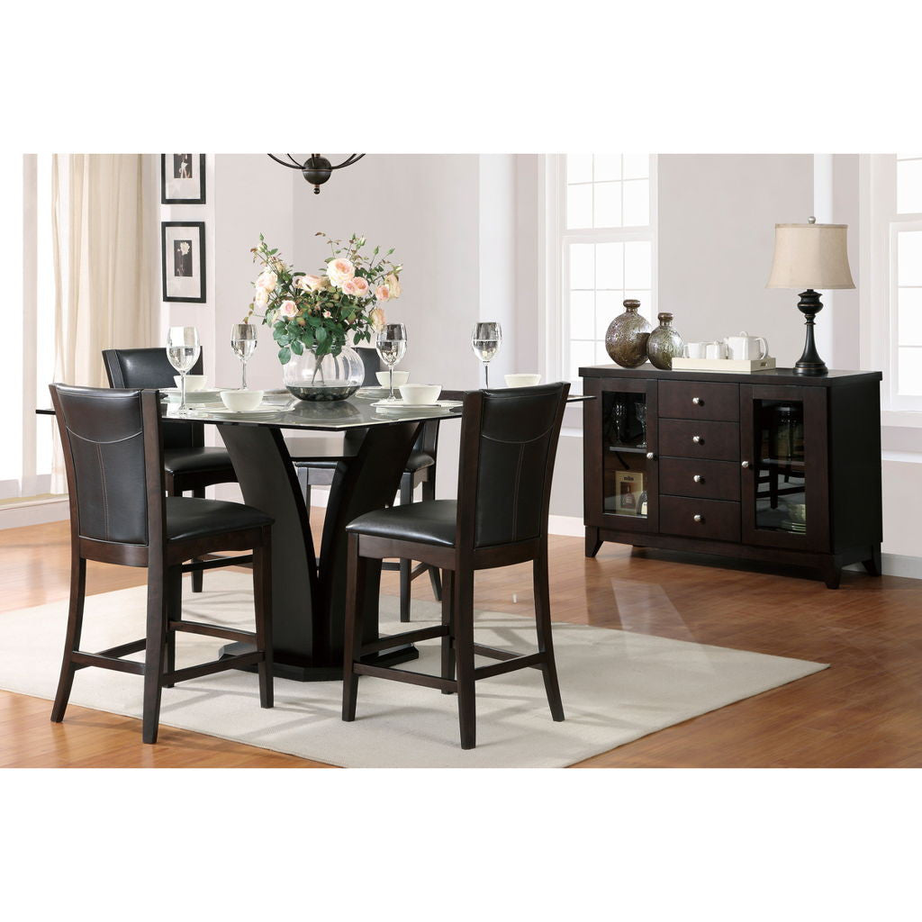 Daisy - Counter Height Chair, Bi-Cast Vinyl (Set of 2)