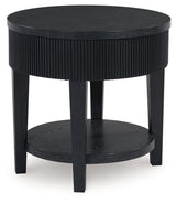 Marstream - Round End Table - Black