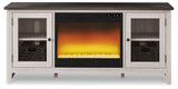 Dorrinson - TV Stand With Fireplace Insert
