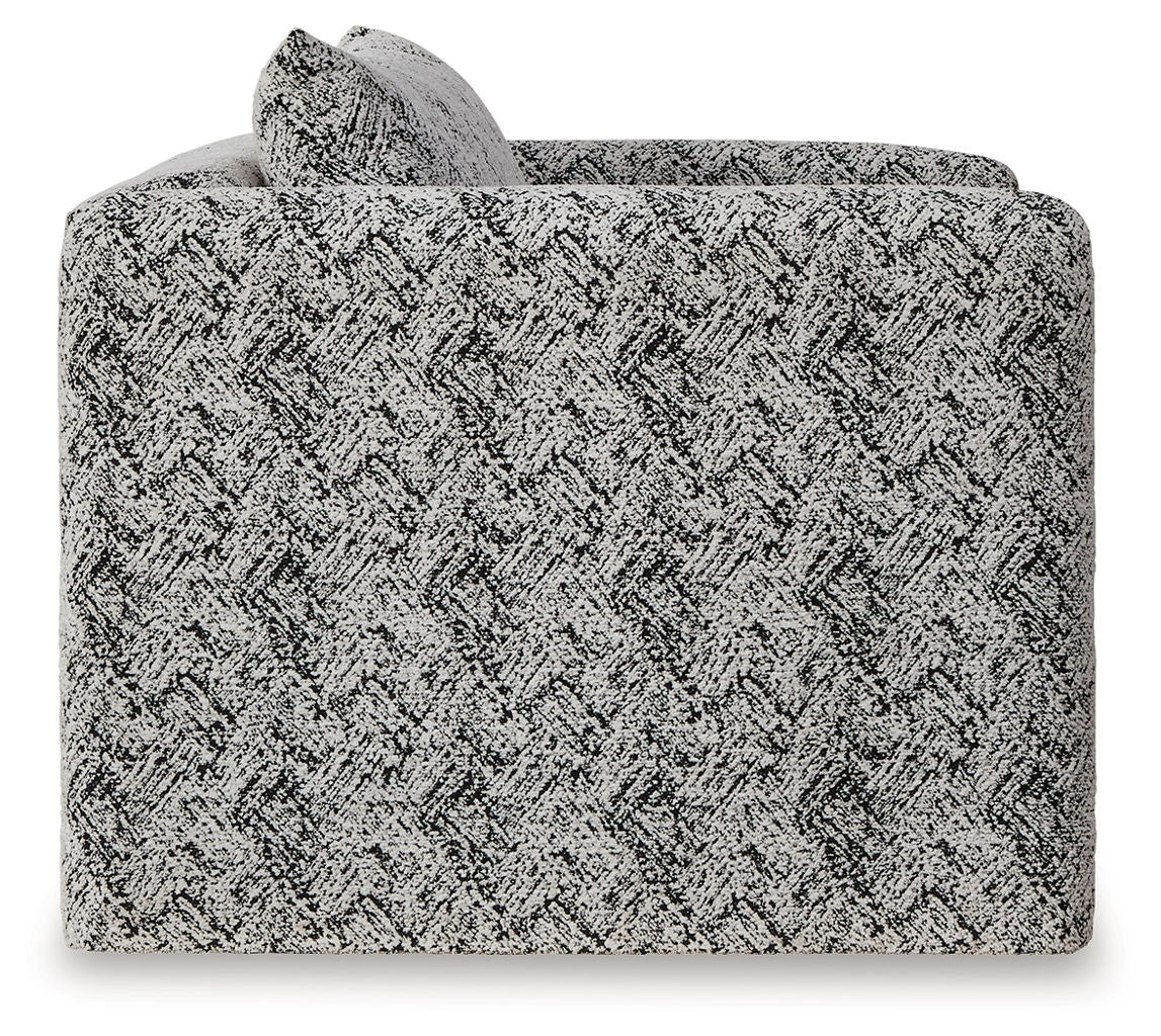 Kenbell - Accent Chair - Black / White