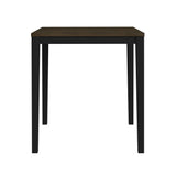 Tulane - 5 Piece Dining Set (Counter Table & 4 Counter Chairs) - Oak & Black
