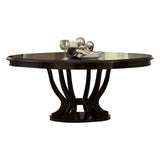 Savion - 5 Piece Dining Room Set (Table & 4 Side Chairs) - Espresso / Beige
