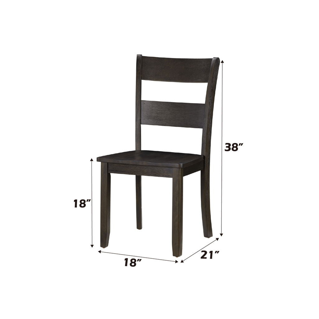 Haddie - Side Chair (Set of 2) - Distressed Walnut